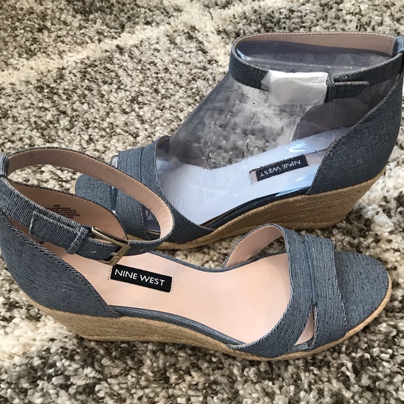 nine west jabrina wedge sandal